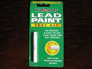 nitromors lead paint test kit|lead testing kit colors.